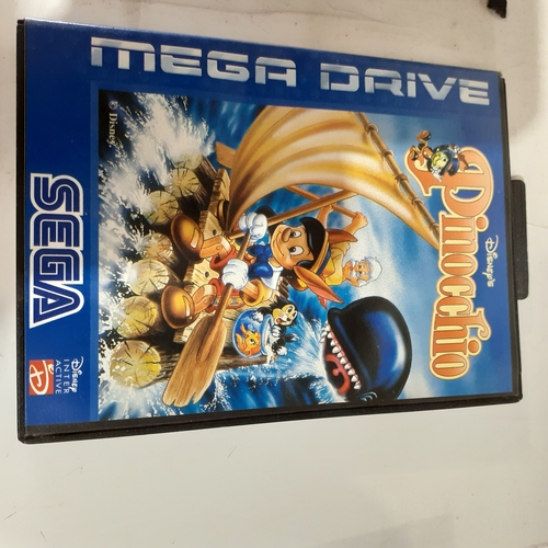 23 - Sega megadrive game. Disney's Pinnochio. Good condition