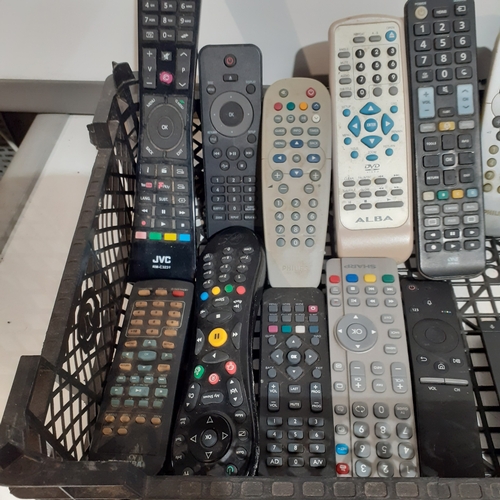 12A - Quantity of remote controls. Leading brands, all have battery covers.