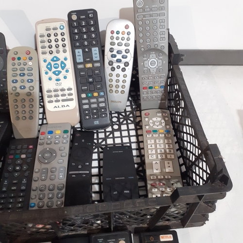 12A - Quantity of remote controls. Leading brands, all have battery covers.