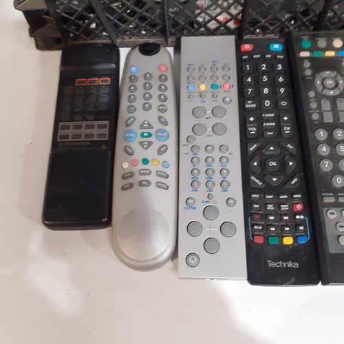 12A - Quantity of remote controls. Leading brands, all have battery covers.