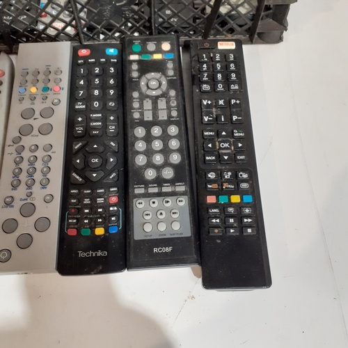 12A - Quantity of remote controls. Leading brands, all have battery covers.