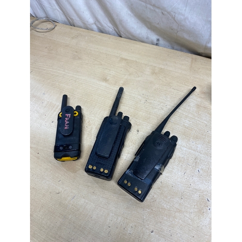 223A - Motorola XT180, GP360 & DP4600 UHF comms radios - sold as untested