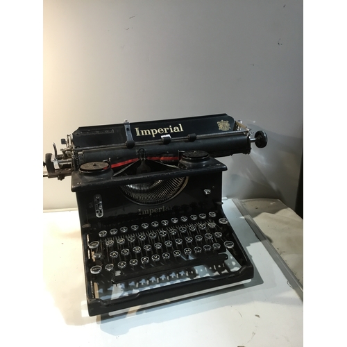 293 - Imperial heavy cast vintage type writer