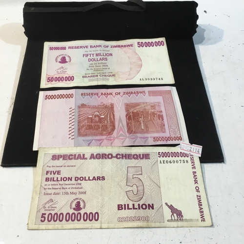 312 - Five billon dollars & fifty million dollars bank notes