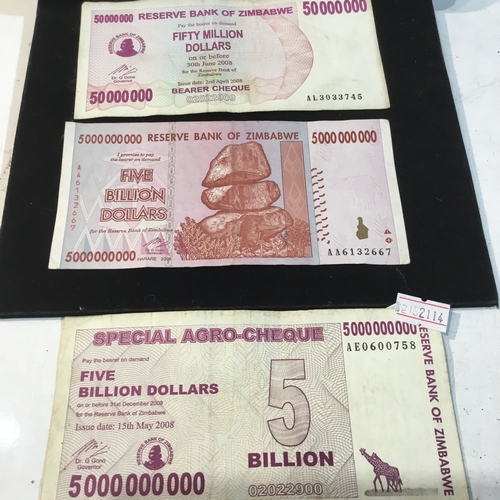 312 - Five billon dollars & fifty million dollars bank notes