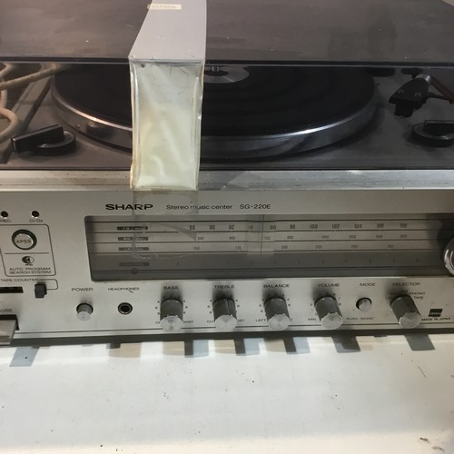 299 - Sharp SG-220E music centre - as untested