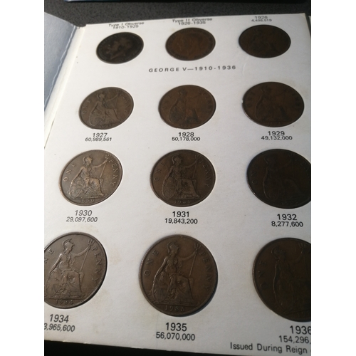 21A - Mixed English coinage including pennies 1926 to 1967 set, Britain's first decimal coinage set and 2 ... 