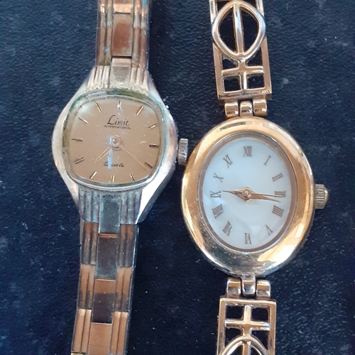 66 - Group of metal strap womens watches. Various makes and require batteries but overall mostly good con... 