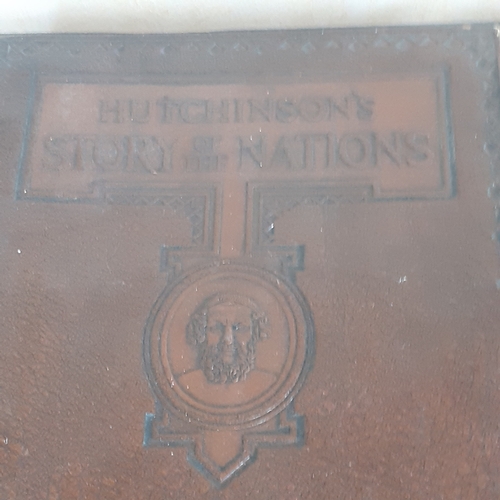 8 - Hutchinson Story of the Nations volumes 1, 2 and 3. All pages present and mostly clean. One page in ... 