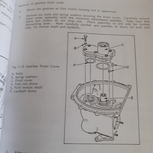 38 - The Austin Seven manual by Doug Woodrow. Some pencil markings inside 1st page and slight sun damage,... 