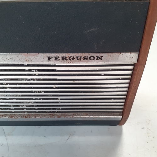 6 - 2 vintage valve and a Ferguson radio. Ferguson Autowin, Skybaby and Pye. All sold as untested/spares