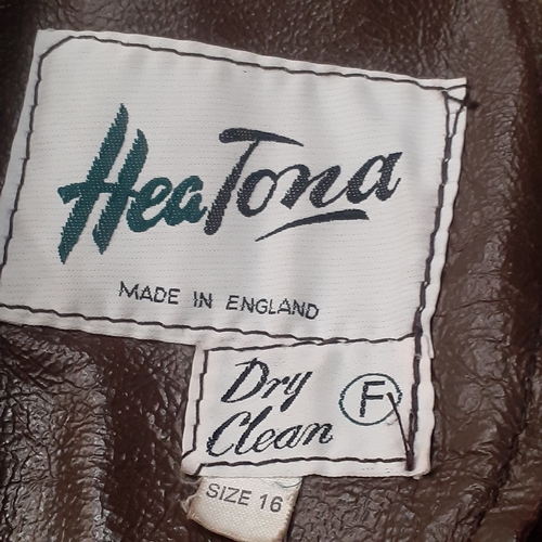 13 - Vintage Heatona ladies sheepskin coat. Size 16. In very nice condition