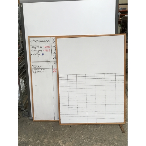 379 - Pair of 4x3ft whiteboards