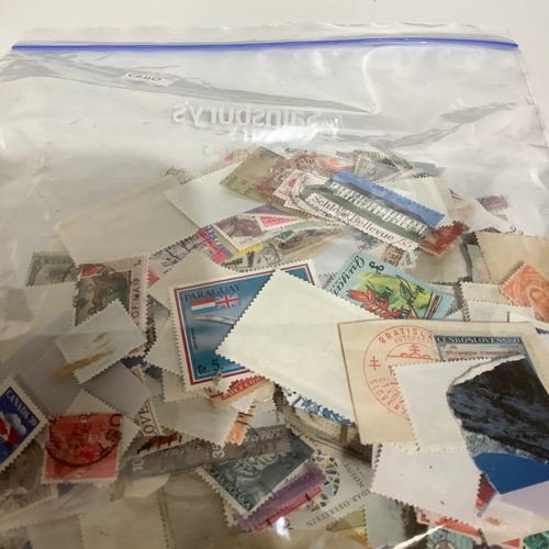 254 - Bag of postage stamps