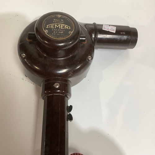 355 - Vintage Bakelite Hairdryer by Siemens