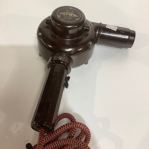 355 - Vintage Bakelite Hairdryer by Siemens