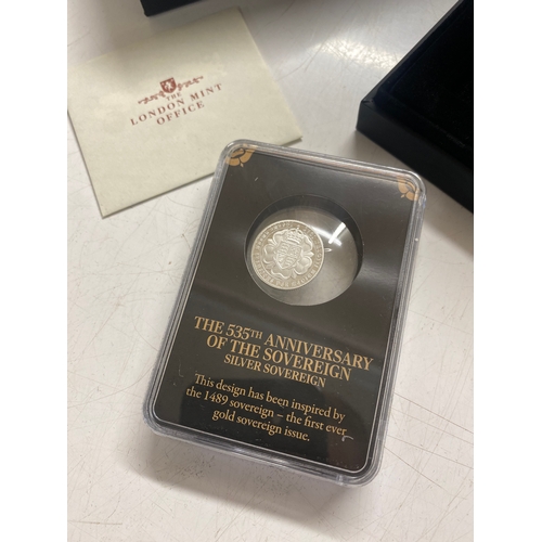 71A - The London Mint Office - the 535th anniversary of the sovereign - silver sovereign - 2022