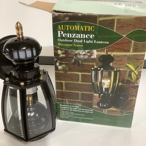 362 - Automatic Penzance outdoor dual light lantern