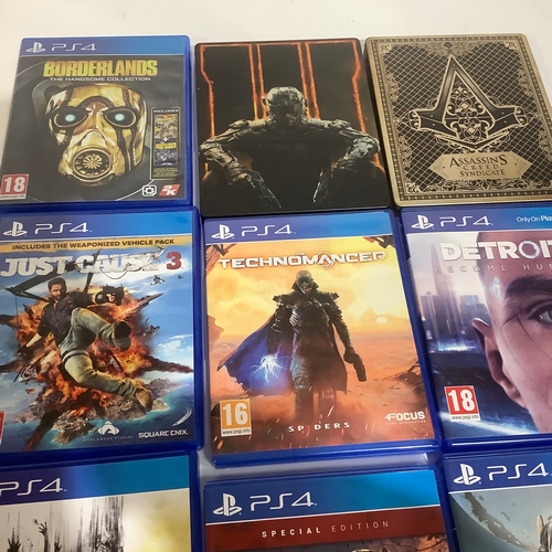 369 - 9 PS4 games to include call of duty black ops Destiny Assassins Creed to name a few