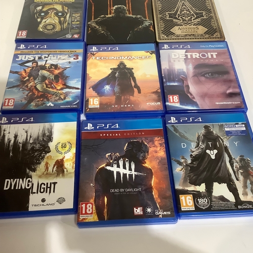 369 - 9 PS4 games to include call of duty black ops Destiny Assassins Creed to name a few