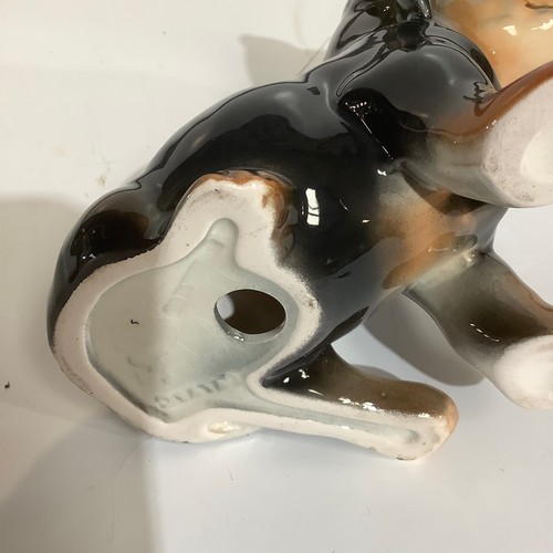 77 - Ceramic Sylvac dog in good condition