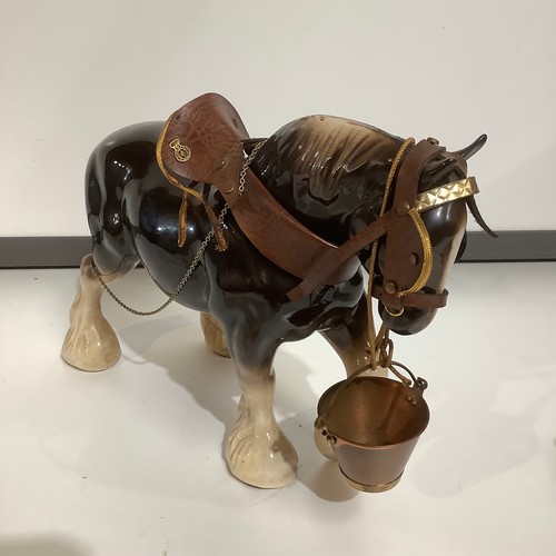 83 - Large 40cm span ceramic shire horse