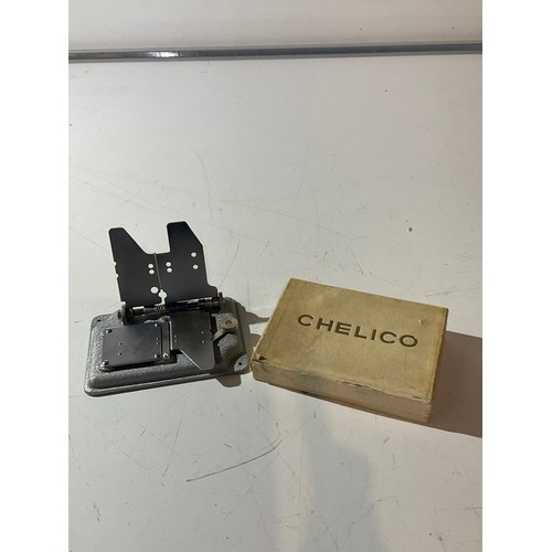 62 - Vintage Chelico 35mm film splicer in box