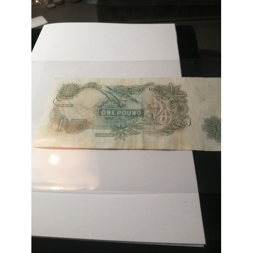 33A - COINS : Elizabeth II pound note