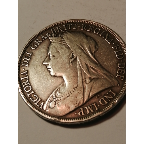 37A - COINS : 1898 Victorian crown LXII type