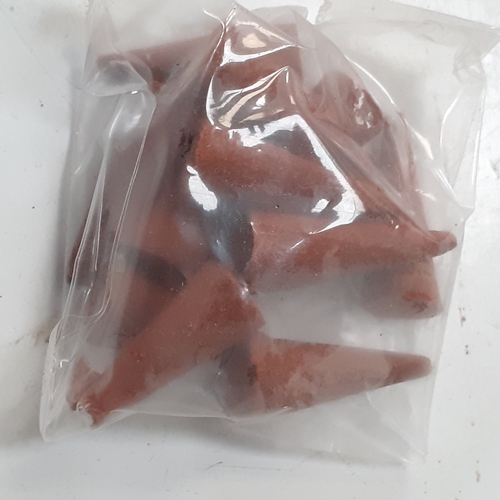 19 - 10 boxes of 12 Nag Champa Dhoop cones.  One opened for picture and the rest never opened