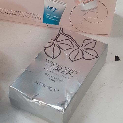 9 - Selection of 'smellies'. Includes Versace Blue Jeans and No 7 products and much more. All new except... 