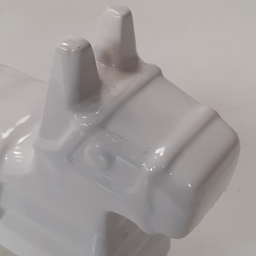 8 - Kikkerland. White animal money box. In very nice condition, no damage