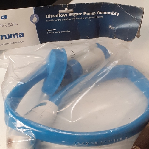 18 - Gardening lot. Includes several pairs of secateurs, tools, a wicker type planter, quantity of sandpa... 