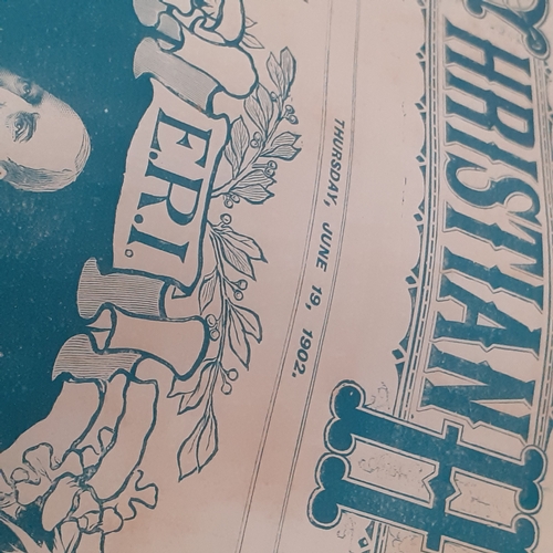 22 - More than 20 copies of the Christian Herald newspaper, various dates, mostly early 1900s. Good condi... 