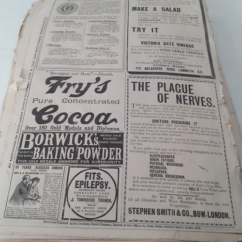 22 - More than 20 copies of the Christian Herald newspaper, various dates, mostly early 1900s. Good condi... 