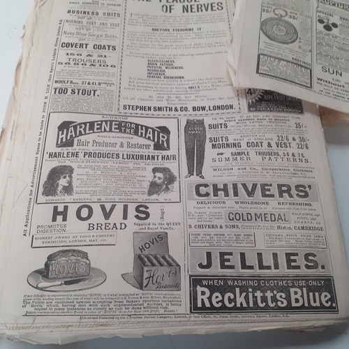 22 - More than 20 copies of the Christian Herald newspaper, various dates, mostly early 1900s. Good condi... 