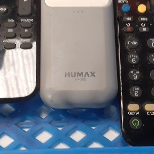 13 - Humax. Quantity of remote controls in largely good condition. All Humax, various models