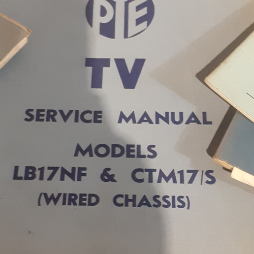 28 - Large quantity of Pye service manuals mainly from 50s, 60s and 70s. Good readable condition given ag... 