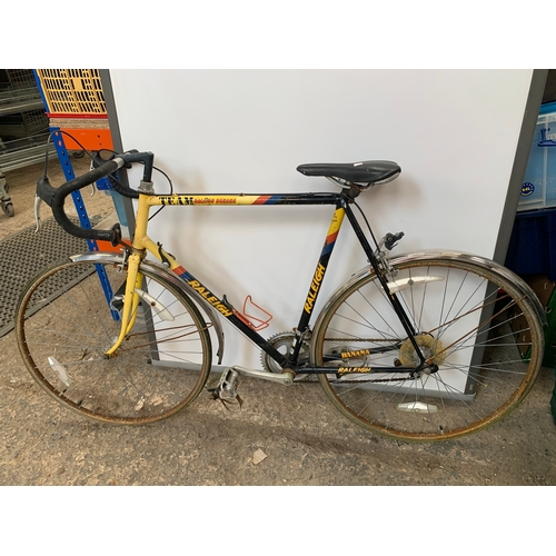 Team Raleigh Banana vintage bicycle