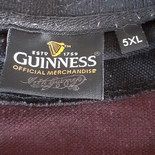 7 - 2 Guinness tops. One long sleeve purple one with black collars and cuffs is size 5xl and one England... 