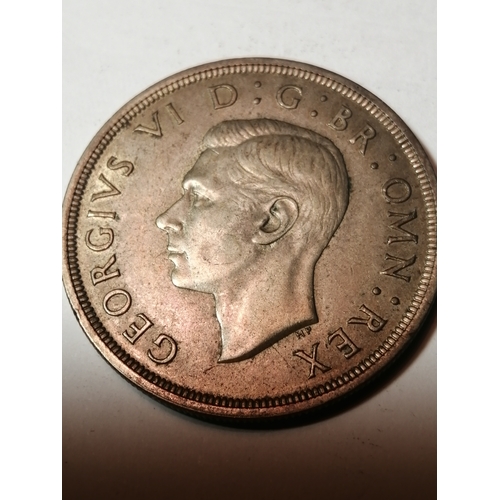 33A - COINS : 1937 Crown in about extremely fine condition