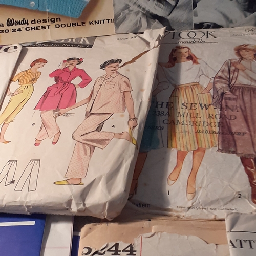 38 - Good quantity of knitting patterns. Mostly vintage with various baby and children with a few adult p... 