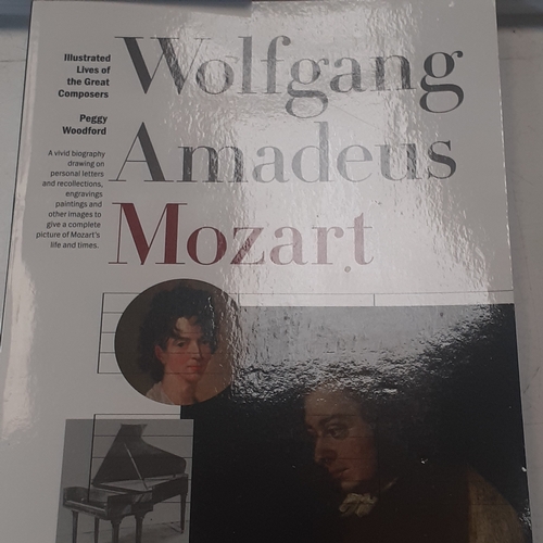 11 - Illustrated lives of the great composers. 3 books including a greatest works CD in each on Mozart, C... 