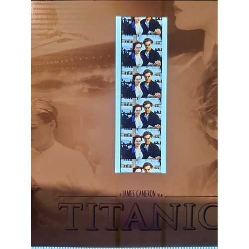 127A - ‘Original film cells from the movie Titanic. A presentation print with 1 individual film cell strip ... 