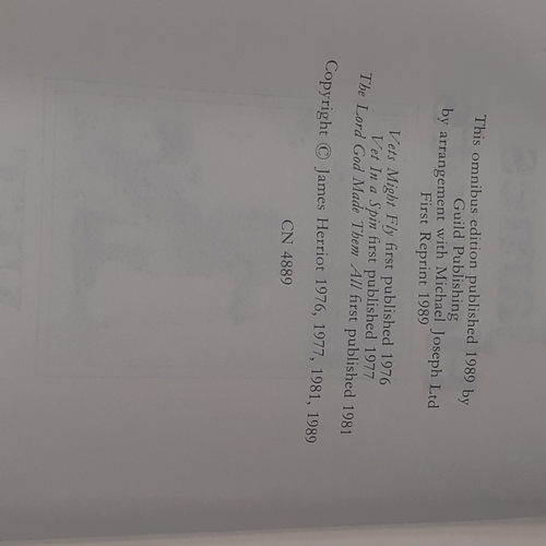 1 - Volume 1 & 2 James Herriot's Vet stories. 1989. Guild publishing. Hardback, no dust jackets but over... 