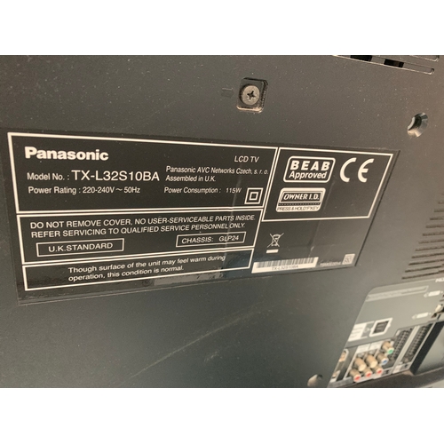 500 - Panasonic 32” TV with remote