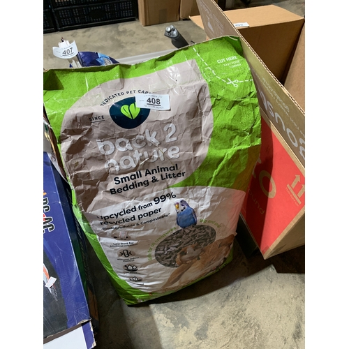 408 - Small animal bedding & litter 30L bag