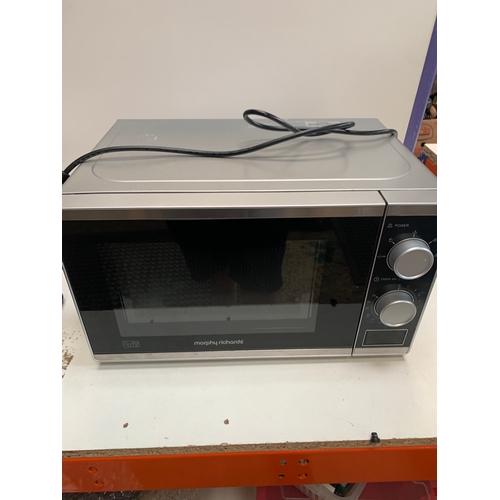 476 - Morphy Richard microwave in clean condition