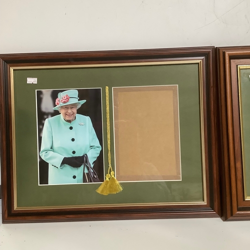 331 - Two nicely framed pictures of the queen