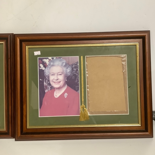 331 - Two nicely framed pictures of the queen